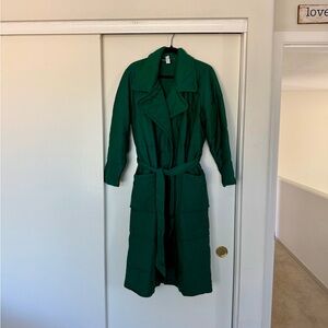 Green Quilted Robe
